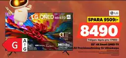 Power LG 55" 4K Smart QNED TV erbjuda