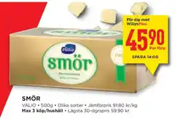 Willys Valio smör erbjuda