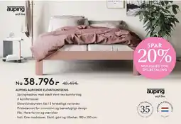 Seng Auping auronde elevationsseng erbjuda