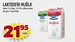 Nelins Valio laktosfri mjölk erbjuda