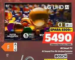 Power LG 4K Smart TV erbjuda