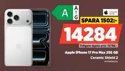 Power Apple iPhone 17 Pro Max 256 GB Ceramic Shield 2 erbjuda