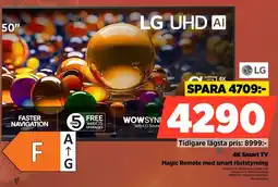 Power LG 4K Smart TV erbjuda