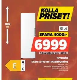 Power LG Frysskåp erbjuda