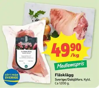 Coop Fläsklägg erbjuda
