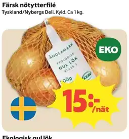 Coop Anglamark gul lök erbjuda
