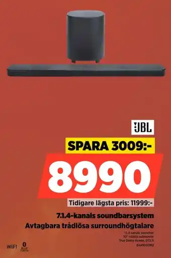 Jbl 7.1.4-kanals soundbarsystem