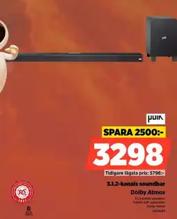 Power Poik 3.1.2-kanals soundbar Dolby Atmos erbjuda