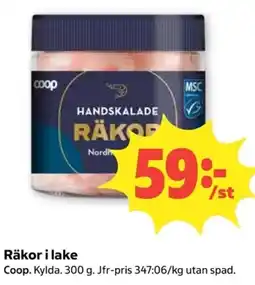Coop Coop räkor i lake erbjuda