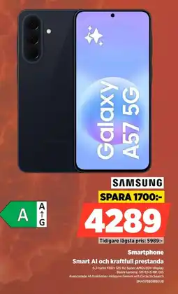 Power Samsung Galaxy A57 5G erbjuda