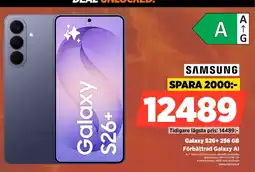 Power Samsung galaxy s26+ erbjuda