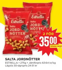 Willys Estrella salta jordnötter erbjuda