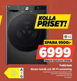 Power LG Tvätt/tork erbjuda