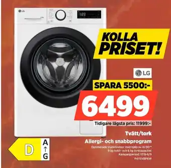 LG Tvätt/tork