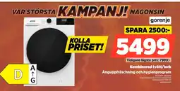 Power Gorenje kombinerad tvätt/tork erbjuda