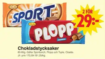 Cloetta chokladstycksaker