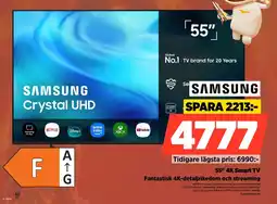Power Samsung 55" 4K Smart TV erbjuda