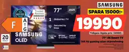 Power Samsung 77" 4K Smart TV erbjuda