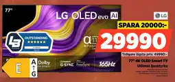 Power LG 77" 4K OLED Smart TV erbjuda