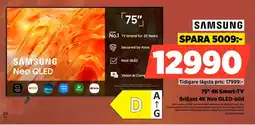 Power Samsung 75" 4K Smart-TV erbjuda
