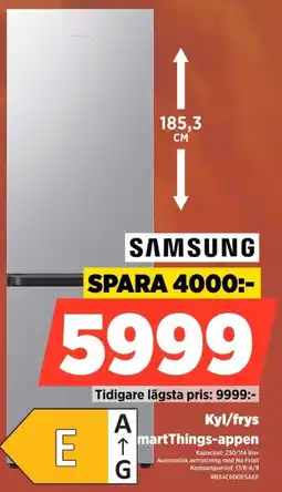 Power Samsung kyl/frys erbjuda