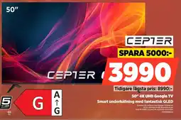 Power Cepter 50" 4K UHD Google TV erbjuda