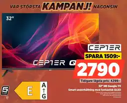 Power Cepter 32" HD Google TV erbjuda