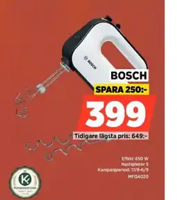 Power Bosch handmixare erbjuda