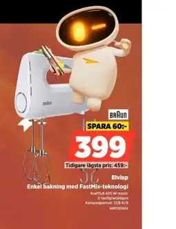Power Braun Elvisp erbjuda