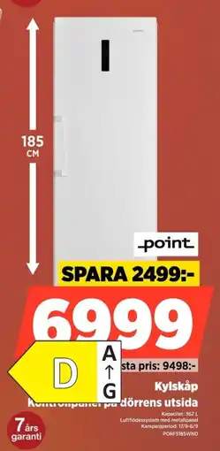Power Point kylskåp erbjuda