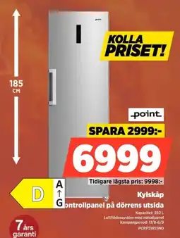 Power Point kylskåp erbjuda