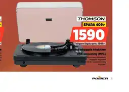 Power Thomson skivspelare med inbyggda högtalare erbjuda