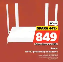 Power Tp-link router erbjuda