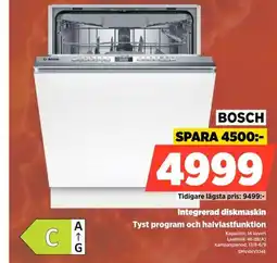 Power Bosch integrerad diskmaskin erbjuda