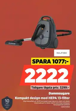 Power Nilfisk dammsugare erbjuda