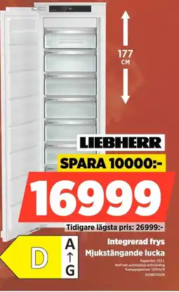 Power Liebherr integrerad frys erbjuda