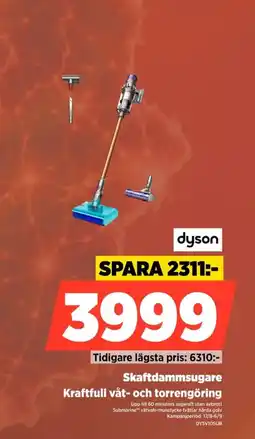Power Dyson skaftdammsugare erbjuda