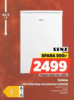 Power Senz kylskåp erbjuda