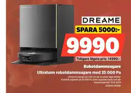 Power Dreame ultratunn robotdammsugare erbjuda