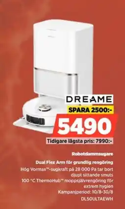 Power Dreame robotdammsugare erbjuda