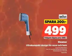 Power Braun Steamer erbjuda