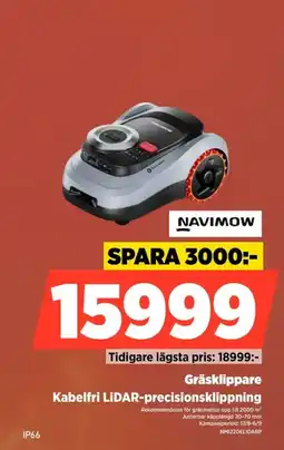 Power Navimow Gräsklippare Kabelfri LiDAR-precisionsklippning erbjuda