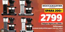 Power Moccamaster handmade kaffebryggare erbjuda