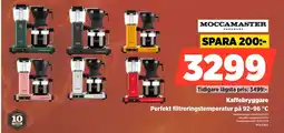 Power Moccamaster kaffebryggare erbjuda