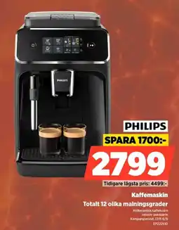 Power Philips kaffemaskin erbjuda