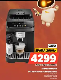 Power DeLonghi espressomaskin erbjuda