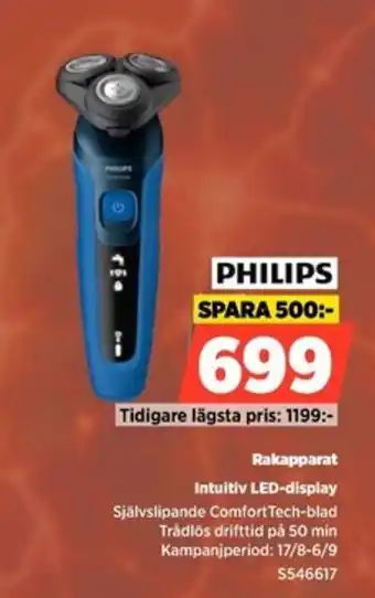Power Philips rakapparat erbjuda
