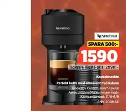 Power Nespresso kapselmaskin erbjuda