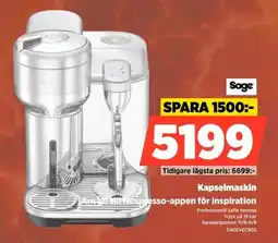Power Sage kapselmaskin erbjuda