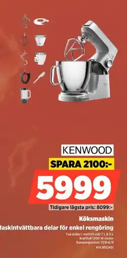 Power Kenwood köksmaskin erbjuda